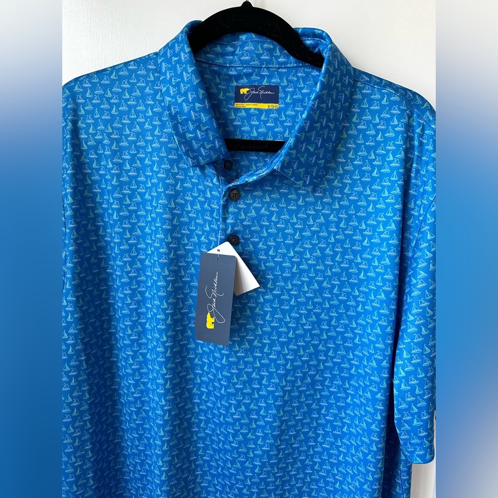 Jack Nicklaus UV protection moisture wick polo
